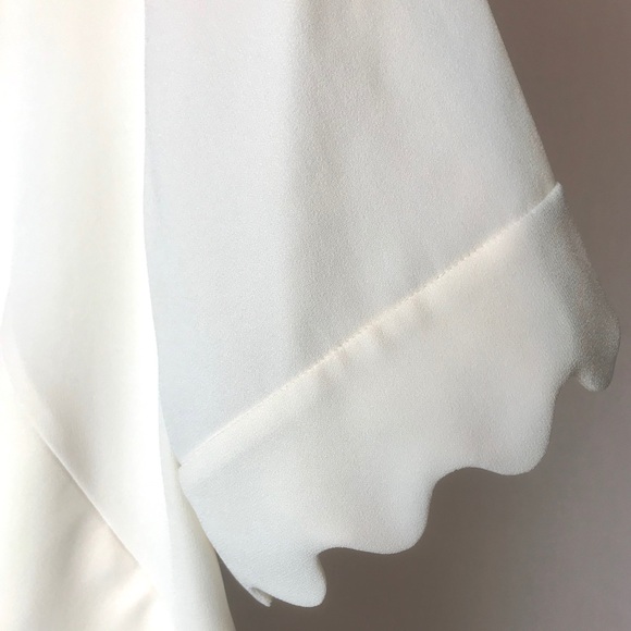 NWT Chloé Scalloped Crêpe Minidress FR36 - Picture 6 of 10